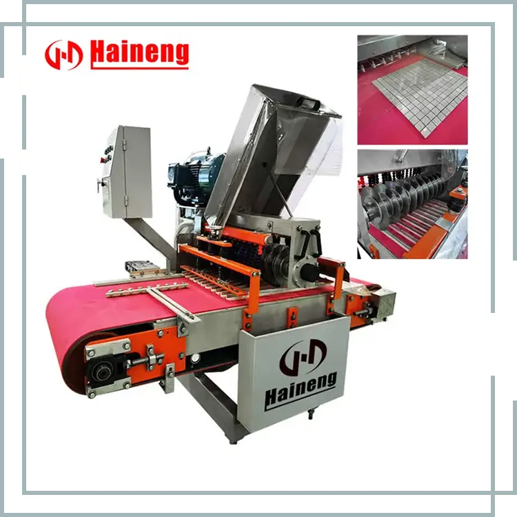 Mesin pemotong ubin multi blades otomatis